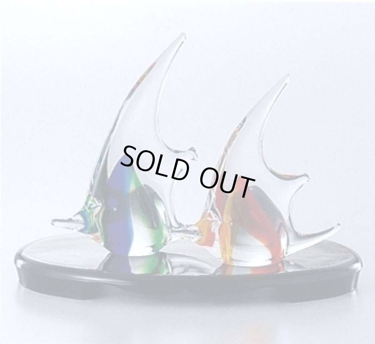 マルティグラス エンゼルフィッシュペア ガラスオーナメント - 土岐