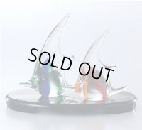 マルティグラス　エンゼルフィッシュペア　ガラスオーナメント　