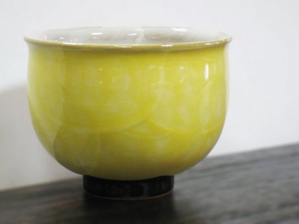 画像4: 清水焼　土渕陶葊作　花好み（八重桜）茶呑み碗