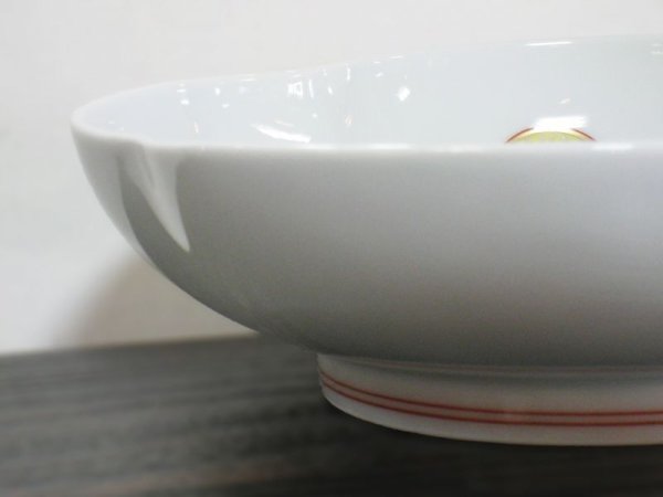 画像3: 深川製磁　寿赤絵　梅型６号鉢