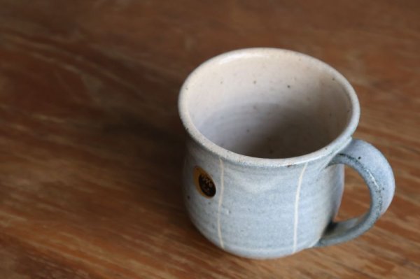 画像4: 信楽焼　へちもん　ミディアムブルー　マグカップ