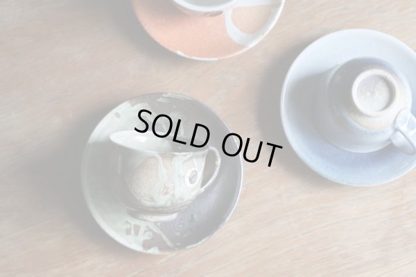 画像9: 信楽焼　へちもん　古信楽　コーヒー碗皿