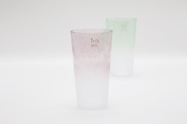 画像7: 月夜野工房　梅野 聡　iroシリーズ　Ｆｒｅｅｚｅ Ｂｅｅｒ　グラス　ピンク