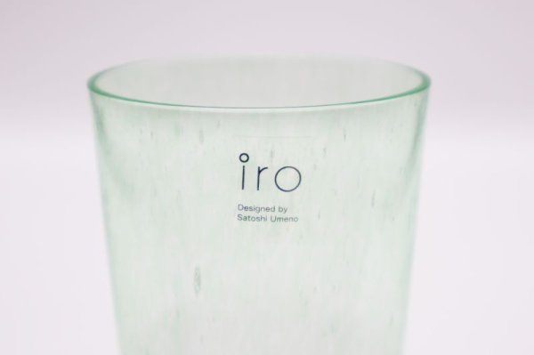 画像3: 月夜野工房　梅野 聡　iroシリーズ　Ｆｒｅｅｚｅ Ｂｅｅｒ　グラス　グリーン