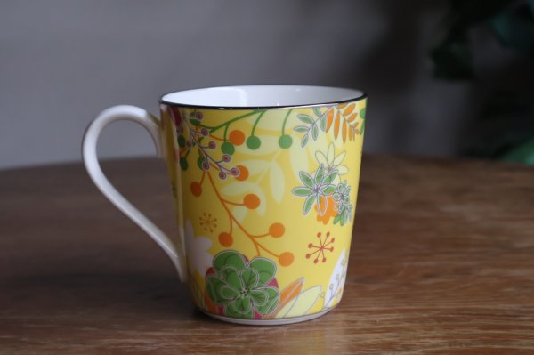 画像3: ナルミ narumi　フローラルパラダイス　マグカップ　イエロー