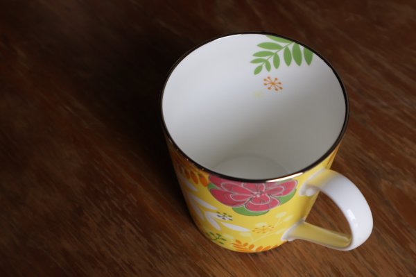 画像5: ナルミ narumi　フローラルパラダイス　マグカップ　イエロー