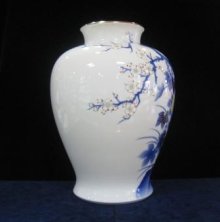 他の写真2: 深川製磁　梅芙蓉　１０号花生