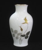 他の写真1: 大倉陶園　２８ｃｍ金蝕バラ　花瓶